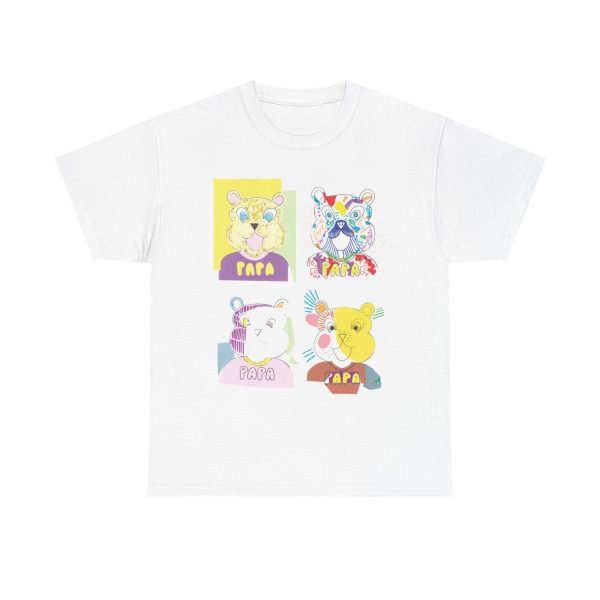 "Les Papas" (The Daddies) T-Shirt 4x Portrait (Let It Bear)