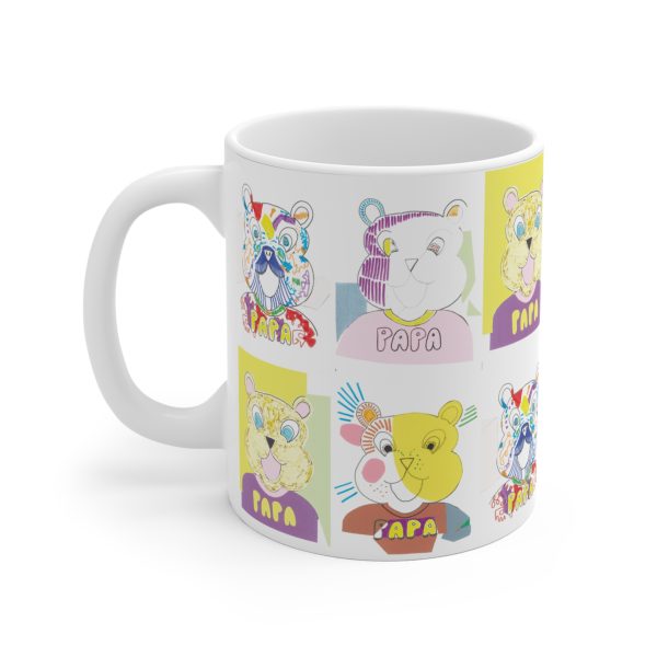 "Les Papas" (The Daddies) 4x - Ceramic Mugs (11oz15oz20oz) – Image 2