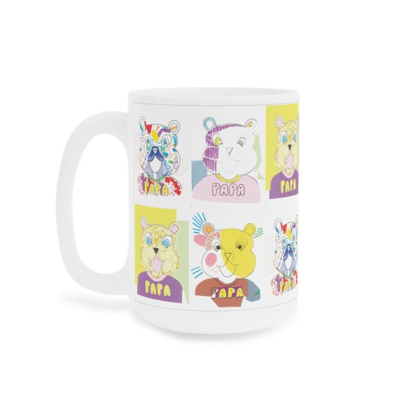 "Les Papas" (The Daddies) 4x - Ceramic Mugs (11oz15oz20oz) – Image 6
