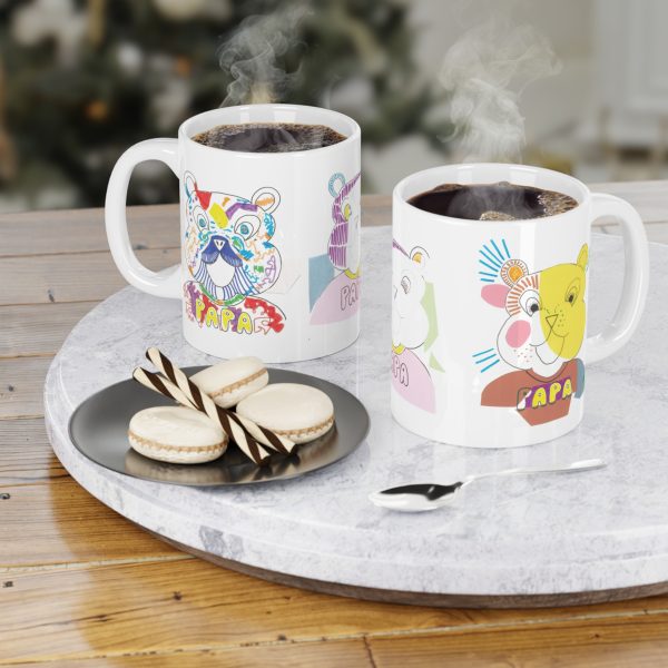 "Les Papas" (The Daddies) Big Portraits - Ceramic Mugs (11oz15oz20oz) – Image 4