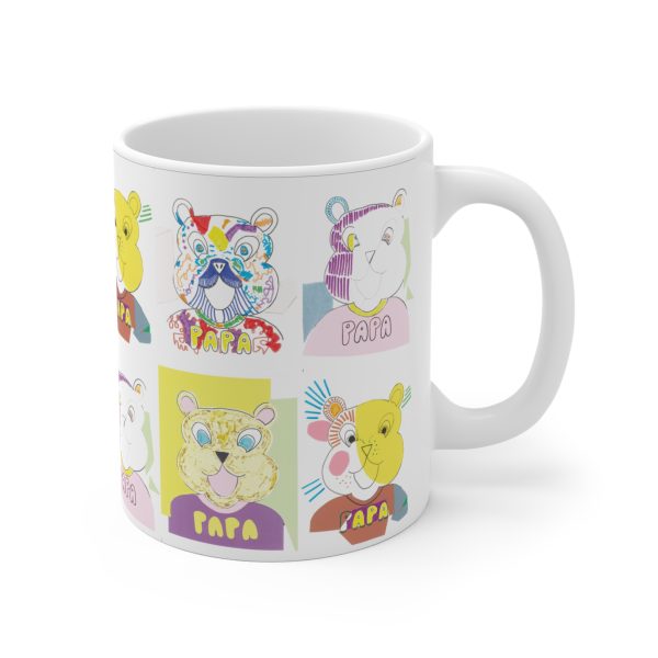 "Les Papas" (The Daddies) 4x - Ceramic Mugs (11oz15oz20oz) – Image 3
