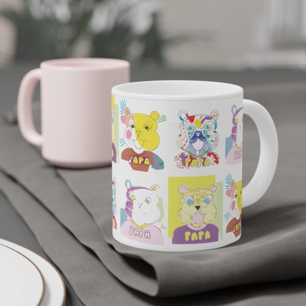 "Les Papas" (The Daddies) 4x - Ceramic Mugs (11oz15oz20oz) – Image 12