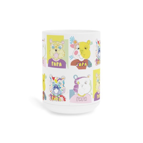 "Les Papas" (The Daddies) 4x - Ceramic Mugs (11oz15oz20oz) – Image 5