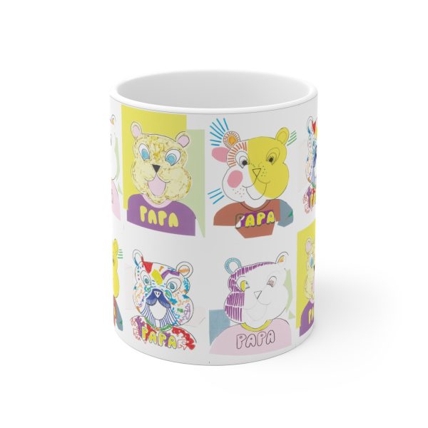 "Les Papas" (The Daddies) 4x - Ceramic Mugs (11oz15oz20oz)